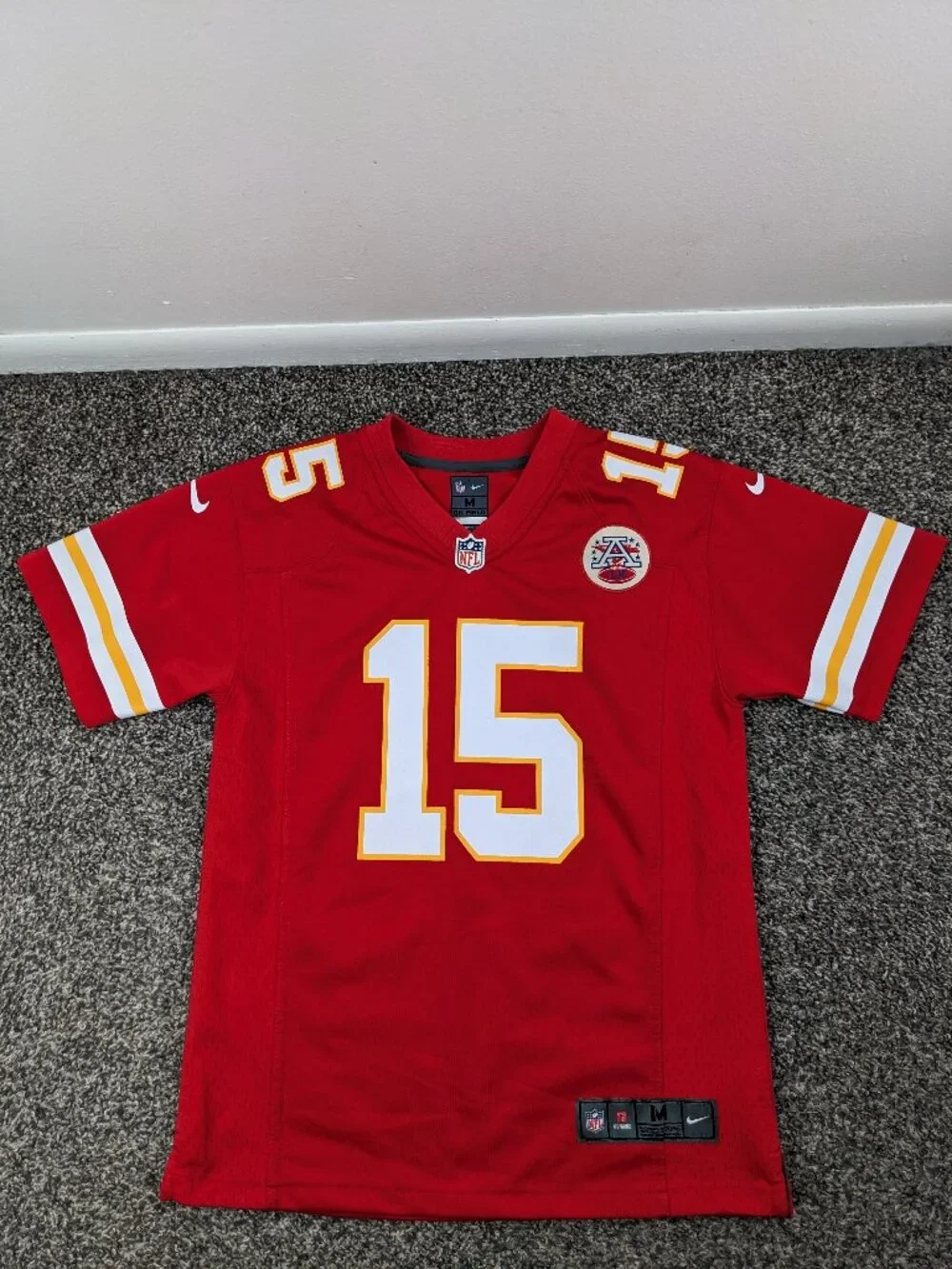 Patrick Mahomes Kansas City Chiefs Jersey Nike On Field Red Youth Boys Medium